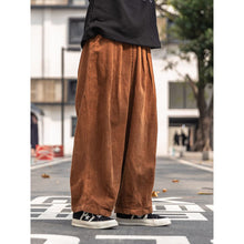 Load image into Gallery viewer, Japanese Retro Loose Corduroy Wide-leg Pants
