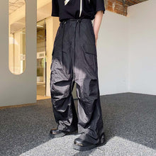 Load image into Gallery viewer, Dark Vintage Drawstring Cargo Pants
