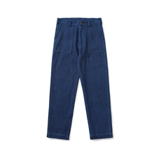 Load image into Gallery viewer, Blue Dyed Washed Loose Overalls
