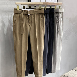 Winter Thickened Corduroy Casual Straight Pants