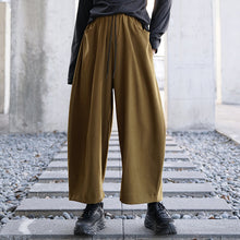 Load image into Gallery viewer, Corduroy Loose High Waist Pants
