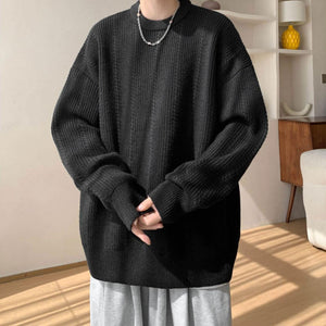 Crew Neck Knitted Sweater