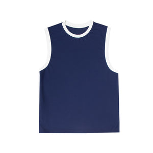 Retro Contrast Casual Vest