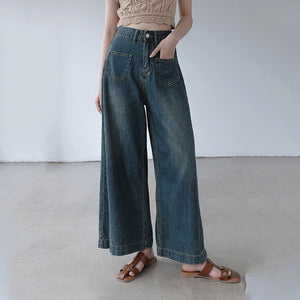 Straight Wide-leg Loose Trousers