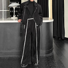 Load image into Gallery viewer, Irregular Zipper Mesh Belted Cropped Jacket
