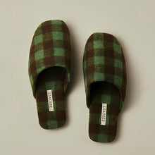 Load image into Gallery viewer, Suede Scottish Plaid Home Slippers
