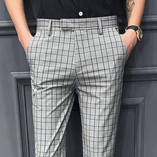 Load image into Gallery viewer, Casual Plaid Printed Thin Summer Pants
