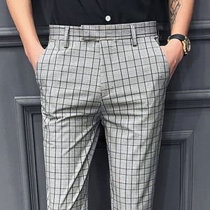 Casual Plaid Printed Thin Summer Pants