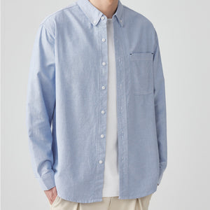 Cotton Oxford Long Sleeve Shirt