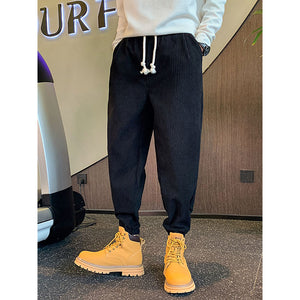 Autumn and Winter Ankle-tie Casual Sports Pants