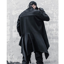 Load image into Gallery viewer, Black Mid-Length Cardigan Cape
