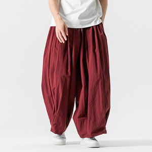 Japanese Retro Loose Wide-leg Flared Pants