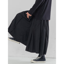 Load image into Gallery viewer, Black Casual Pleated Wide Leg Pants
