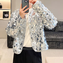 Load image into Gallery viewer, Sequin Short Stage Party Jacket
