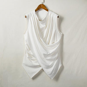 Summer Cotton Linen Sleeveless Vest