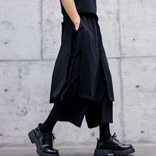 Load image into Gallery viewer, Cropped Culottes Wide Leg Casual Pants
