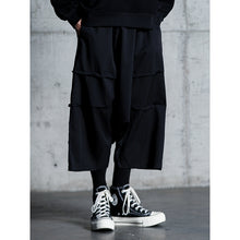 Load image into Gallery viewer, Stitched Raw Edge Wide Leg Low Rise Pants
