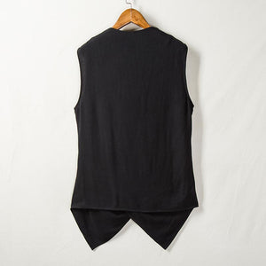 Summer Cotton Linen Sleeveless Vest