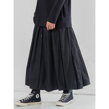 Load image into Gallery viewer, Black Casual Pleated Wide Leg Pants
