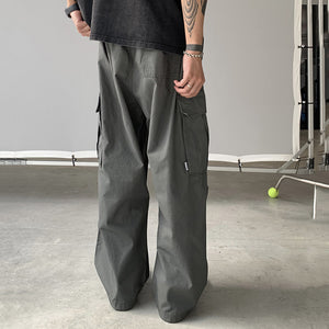 Wide Leg Casual Drawstring Pants