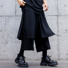 Load image into Gallery viewer, Cropped Culottes Wide Leg Casual Pants
