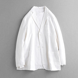 Japanese Linen Loose Casual Thin Suit Jacket