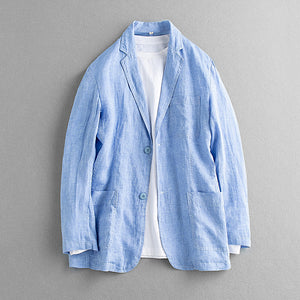 Japanese Linen Loose Casual Thin Suit Jacket