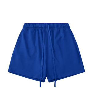 Solid Color Strappy Street Shorts