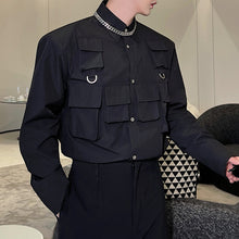 Load image into Gallery viewer, Three-dimensional Pocket Work Shirt
