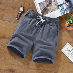 Casual Loose Cotton And Linen Shorts