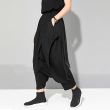 Load image into Gallery viewer, Irregular Double-layered Patchwork Loose Pants
