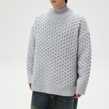 Load image into Gallery viewer, Honeycomb Twist Crew Neck Sweater
