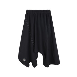 Irregular Cropped Harem Pants