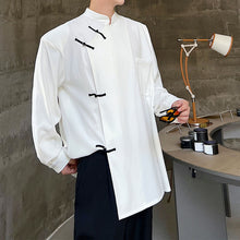 Load image into Gallery viewer, Stand Collar buckle Shirt
