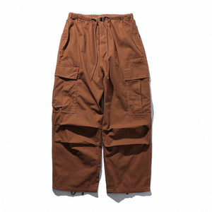 Wide Leg Casual Drawstring Pants