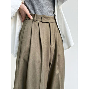 Loose Wide Leg Suit Pants