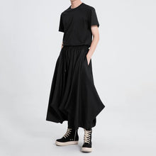 Load image into Gallery viewer, Black Loose Irregular Pants Hakama
