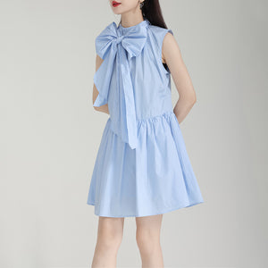 Bow Tie Sleeveless Dress