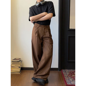 Straight Loose Wide-leg Pants