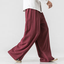 Load image into Gallery viewer, Linen Casual Loose Sports Wide-leg Pants
