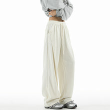 Load image into Gallery viewer, Loose Casual High-density Twill High-waist Drape Wide-leg Pants
