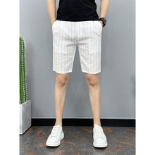 Load image into Gallery viewer, Striped Casual Slim Fit Shorts
