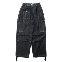 Load image into Gallery viewer, Loose Wide Leg Denim Cargo Casual Straight Leg Pants
