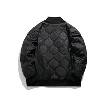 Load image into Gallery viewer, Contrast Color Diamond Pattern Thick Warm Cotton Jacket
