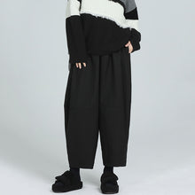 Load image into Gallery viewer, Loose High-waisted Casual Lantern Cropped Pants
