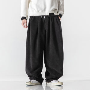 Retro Corduroy Straight Leg Pants