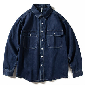 Denim Loose American Casual Shirt Jacket