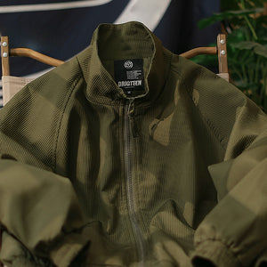 Stand Collar Loose Flight Jacket