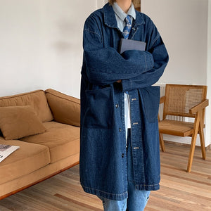 Japanese Loose Denim Windbreaker