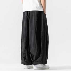 Japanese Retro Loose Wide-leg Flared Pants